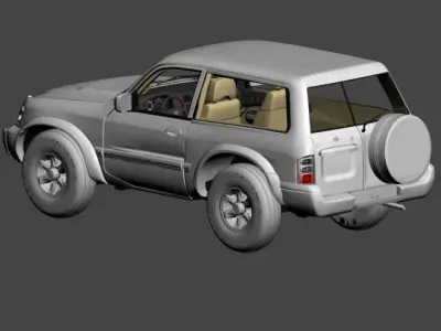Nissan Patrol one door 3D model