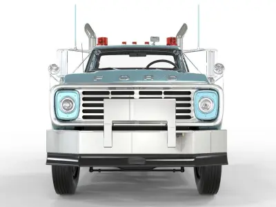 Generic Truck F-750 1978 Extended Cab  3D model