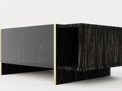 Riello Coffee Table 104 Cm Low-poly 3D model