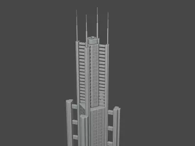 International Skyscraper 3D model