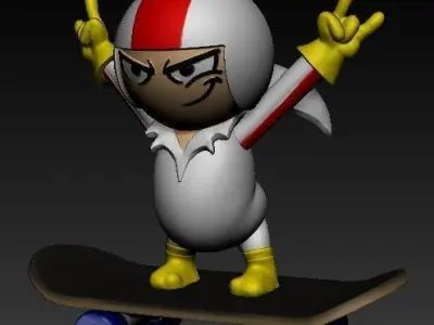 KIKI Buttowski 15cm stl  3D print model