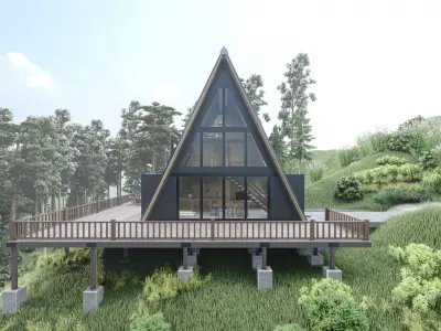 A - Frame tiny house   3D model
