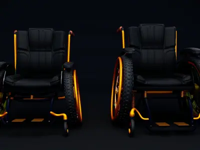 wheelchair 3D model order