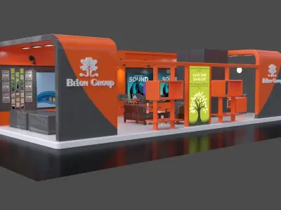 Exhibition Stall 3D 3D model