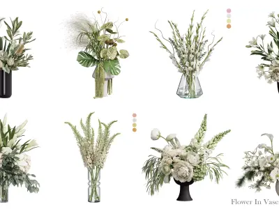 Flower In Vase Collection 09