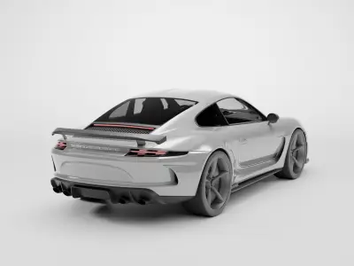 Car Porsche 911 GT 3D model