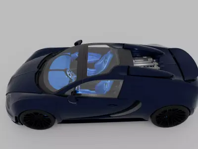 Bugatti Veyron Grand Sport Vitesse 3D model