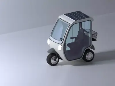 Elders Electric Scooter Free 3D model