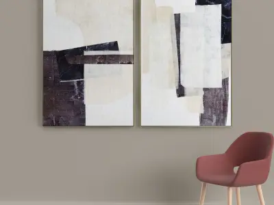 Photo Frame 123 Low-poly 3D model