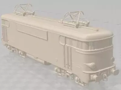 Locomotive - BB 9291 SNCF Capitole Printable 3D print model