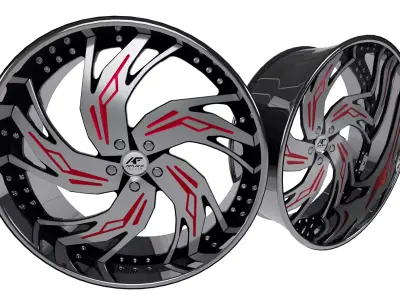 Amani Forged Bocca Low-poly 3D model