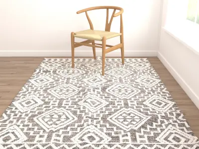 Rugs No 451 Low-poly 3D model