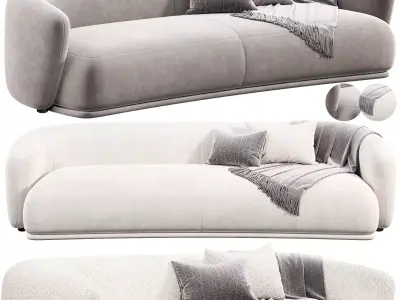 Rene Sofa by Meridiani 3 3D model