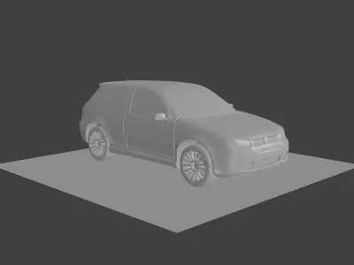 VW Golf R32 3D model