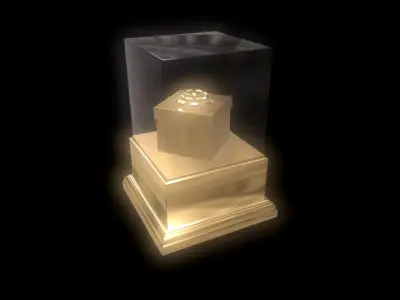 Gold Present 3D model