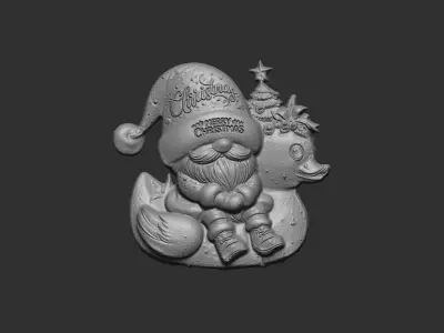 sanda with duck decor  3D print model