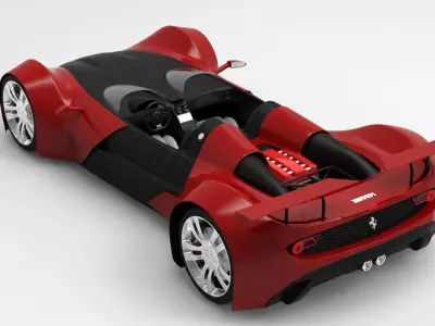 ferrari celeritas 3d model 3D model