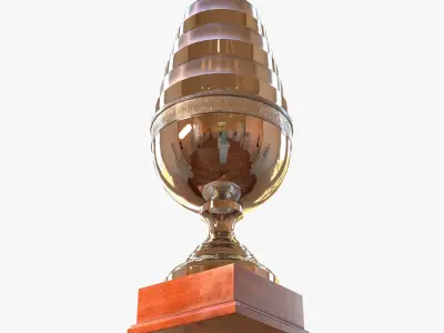 ESL Trophy PBR Low-poly 3D model