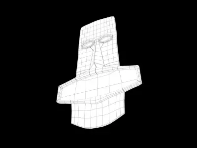 Totem Tiki Mask Free 3D model