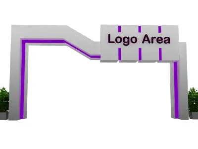 Gate Event Booth Exhibition Stand a376c  3D model