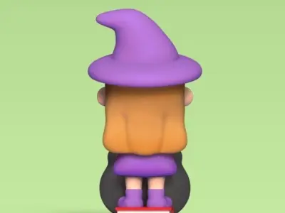 Witch Cauldron 3D print model