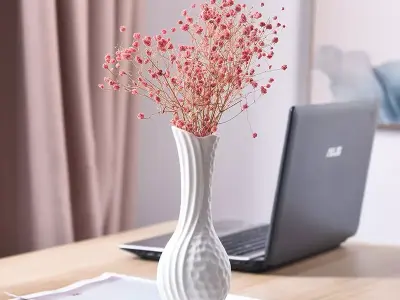 RIBBED VASE 3D model