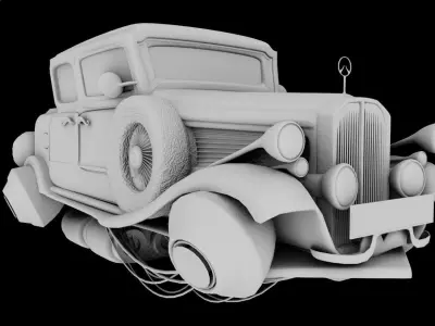 The Hover MoBeel Low-poly 3D model