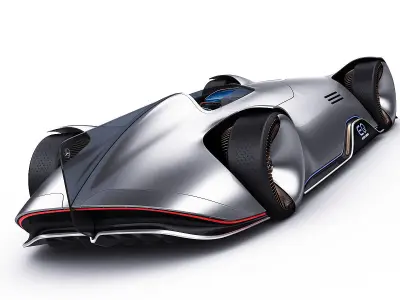 Mercedes-Benz Vision EQ Silver Arrow Concept 2018  3D model