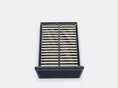 IDANAS Upholstered ottoman bed 1 Low-poly 3D model