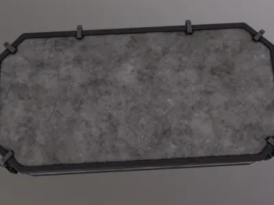 Arch Platform Floor Low-poly 3D model