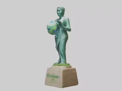 The Sustainability Icon Statue model 3D model