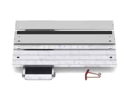 Athletics Long Jump Plaste Scene 3D model