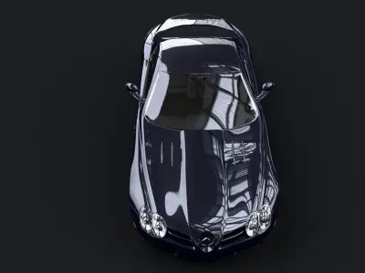 Mercedes-Benz SLR roadster 722s  3D model