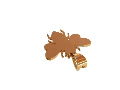 honey bee pendant 3D print model