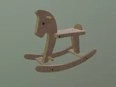 Rocking Horse 3D model