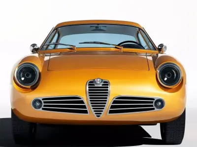 1960 Alfa Romeo Giulietta SZ 3D model
