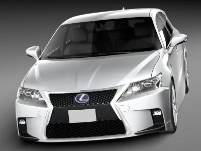 Lexus CT 200h 2014 3D model