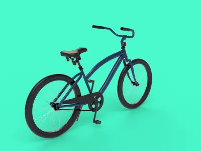 cycle 3D model Low poly Low-poly 3D model