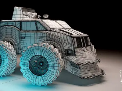 Fighting machine 3D model