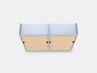 HAUGA Storage combination 7 Low-poly 3D model