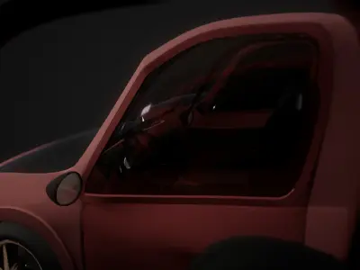 Flicksy Low-poly 3D model