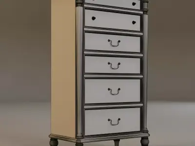 Laura Ashley chest of drawers 2 3D model