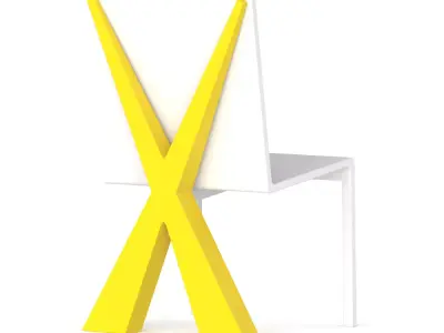 Tikpid chair PBR Low-poly 3D model