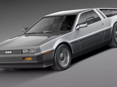 DeLorean DMC-12 3D model