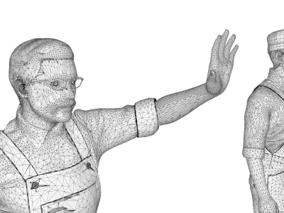 1860s era USA Steam Boat-Ship Engineers Models N-Other Scales 3D print model