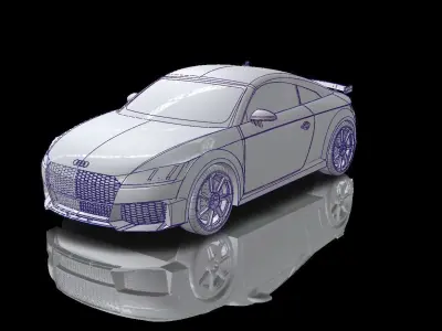 Audi TT RS 3D model