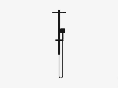 Shower - Twin - Luxury - XY Orli Low-poly 3D model