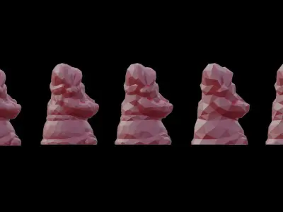 3D Print your own cute Santa 3D print model