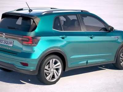 Volkswagen T-Cross 2019 3D model
