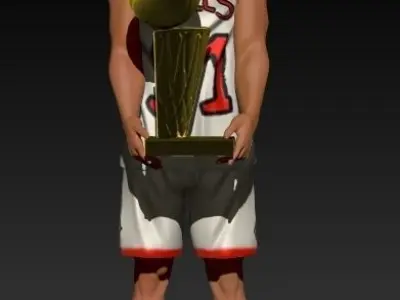 DENNIS RODMAN NBA FANART 3D print model